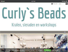 Tablet Screenshot of curlysbeads.nl